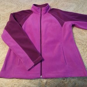 Tek Gear microfleece zip front jacket